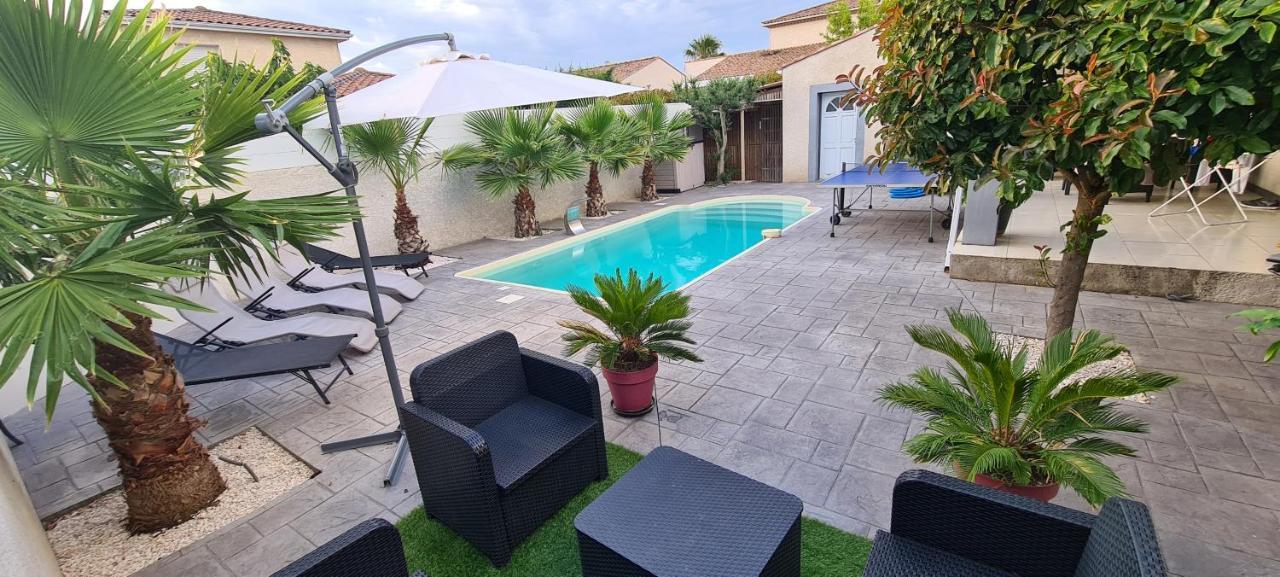 Florensac Villa Piscine De La Garrigue מראה חיצוני תמונה