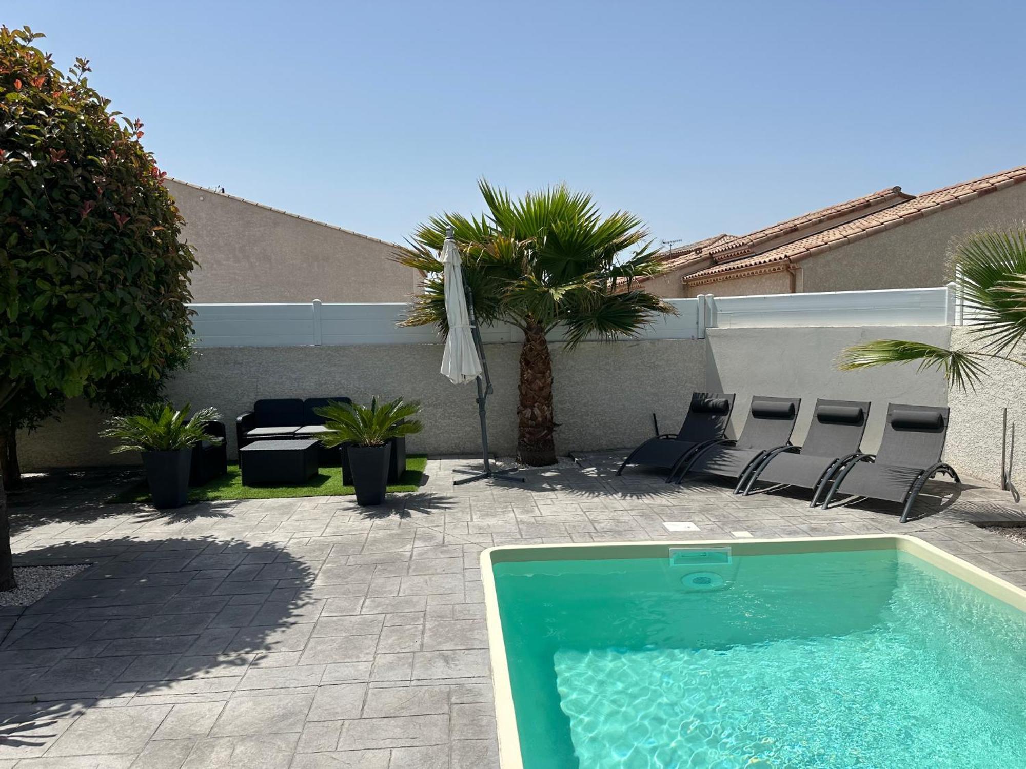 Florensac Villa Piscine De La Garrigue מראה חיצוני תמונה